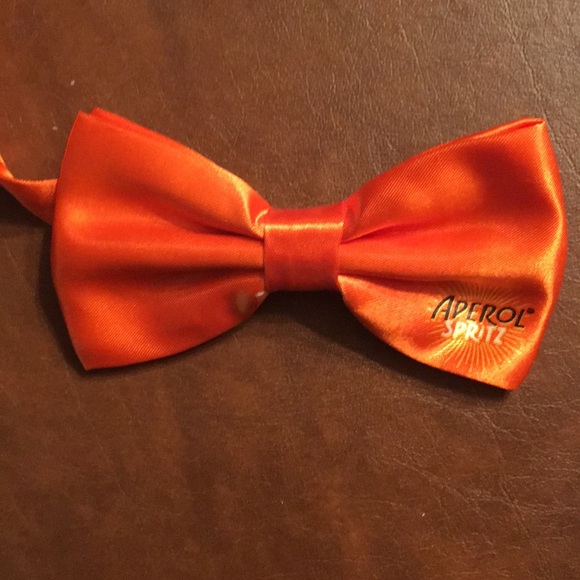 Orange bow tie with Aperol Spritz logo new - Picture 2 of 3